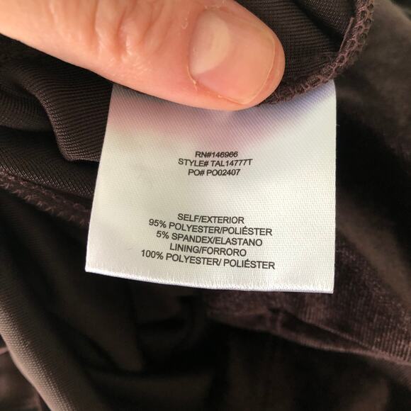 Y2K‎ 90s Crystal Sky Dress Small Brown Velvet Velour Whimsigoth Feminine Witchy - Picture 10 of 10